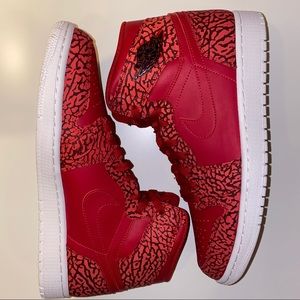 Nike Air Jordan 1 High Retro Red Elephant Print